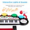 Best Choice Products 37-Key Kids Electronic Piano Keyboard w/ Multiple Sounds, Lights Microphone, Stool